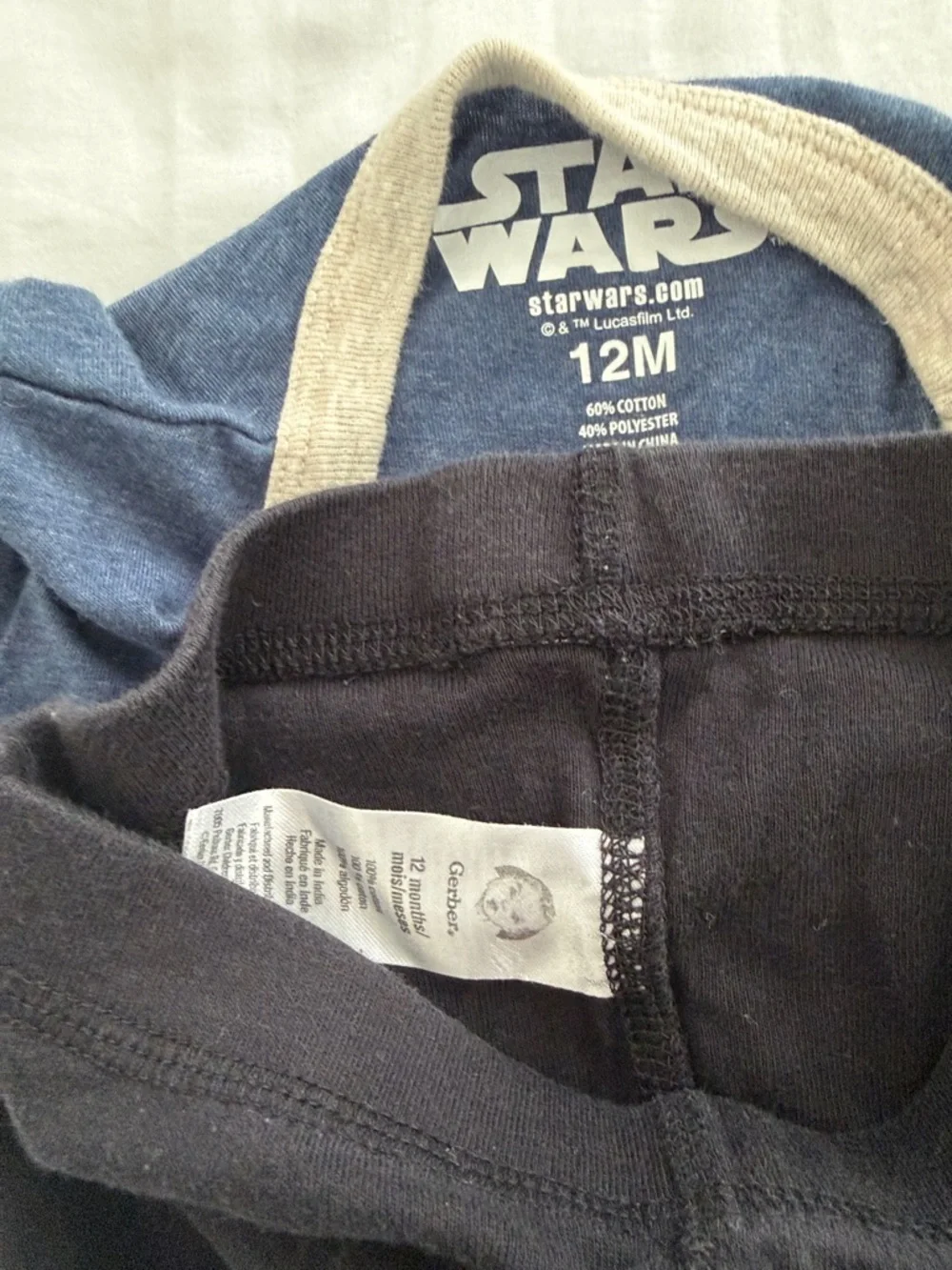 Star Wars Navy Blue Tee with Red & White Logo